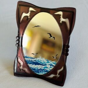 Vintage Yaps 70s music box mirror